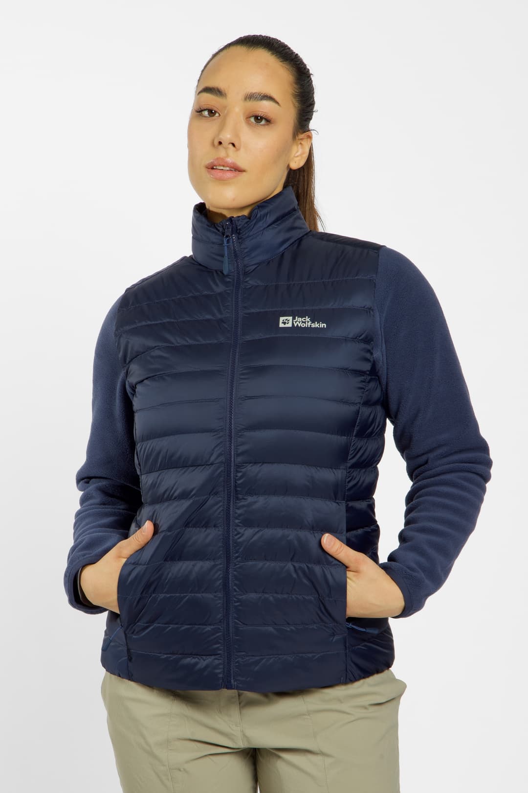Jack Wolfskin Pilvi Down Damen Gilet Blau, Damen, Größe: M