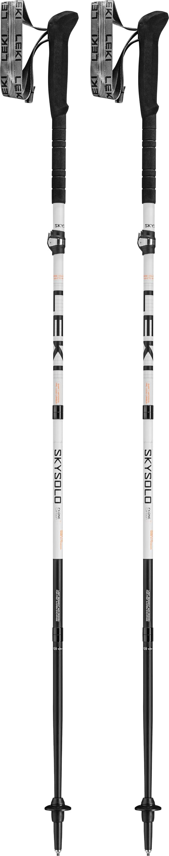 LEKI Skysolo FX.One Carbon Wanderstock Schwarz, Herren, Größe: 125
