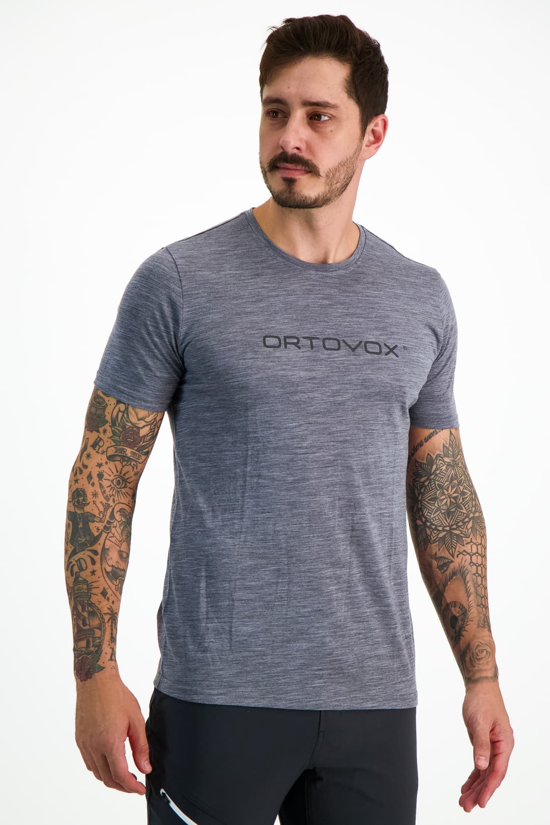 Ortovox 150 Cool Brand TS Herren T-Shirt Grau, Herren, Größe: S