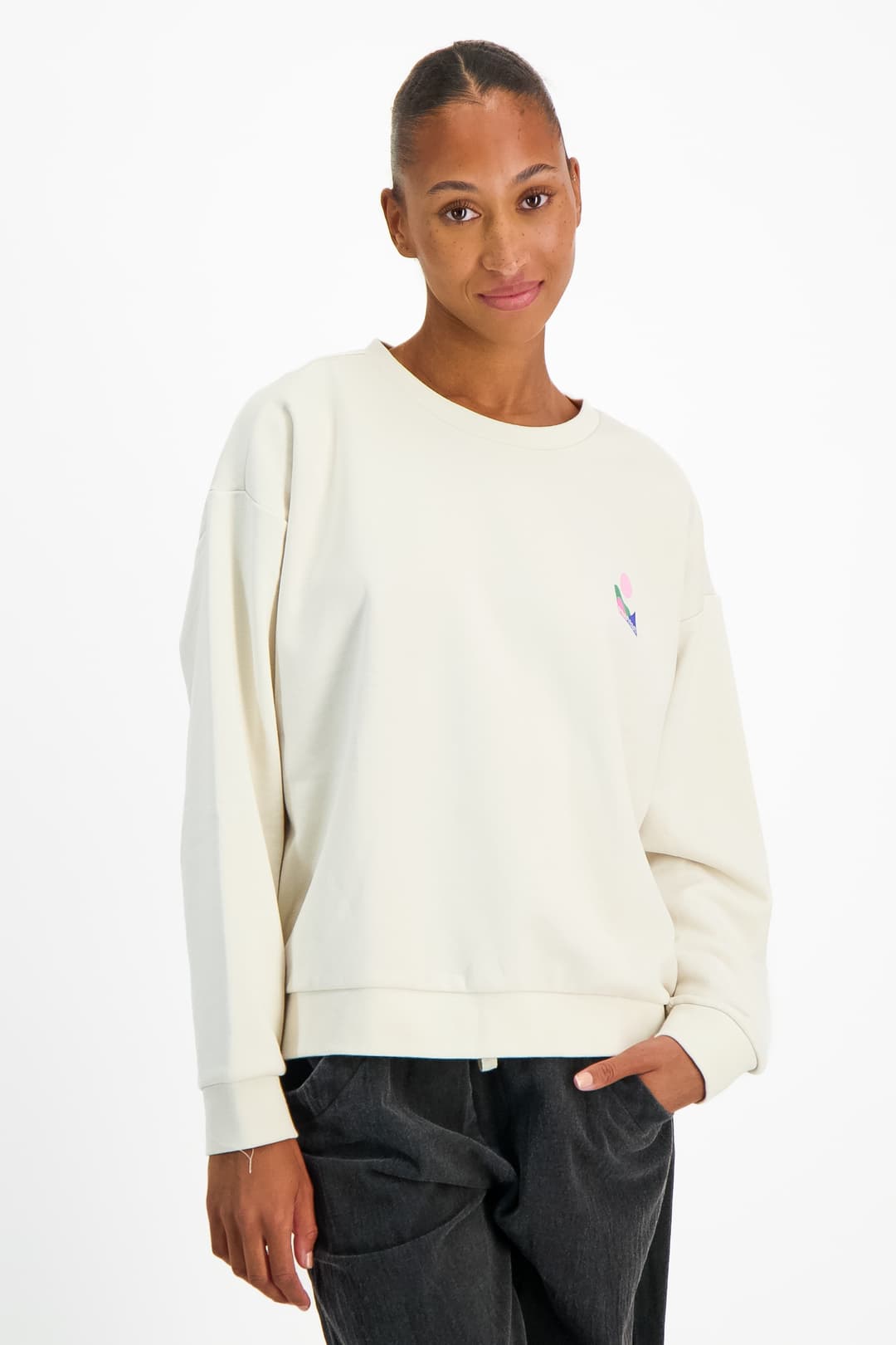 PROTEST PRTNyle Damen Pullover Weiss, Damen, Größe: 42