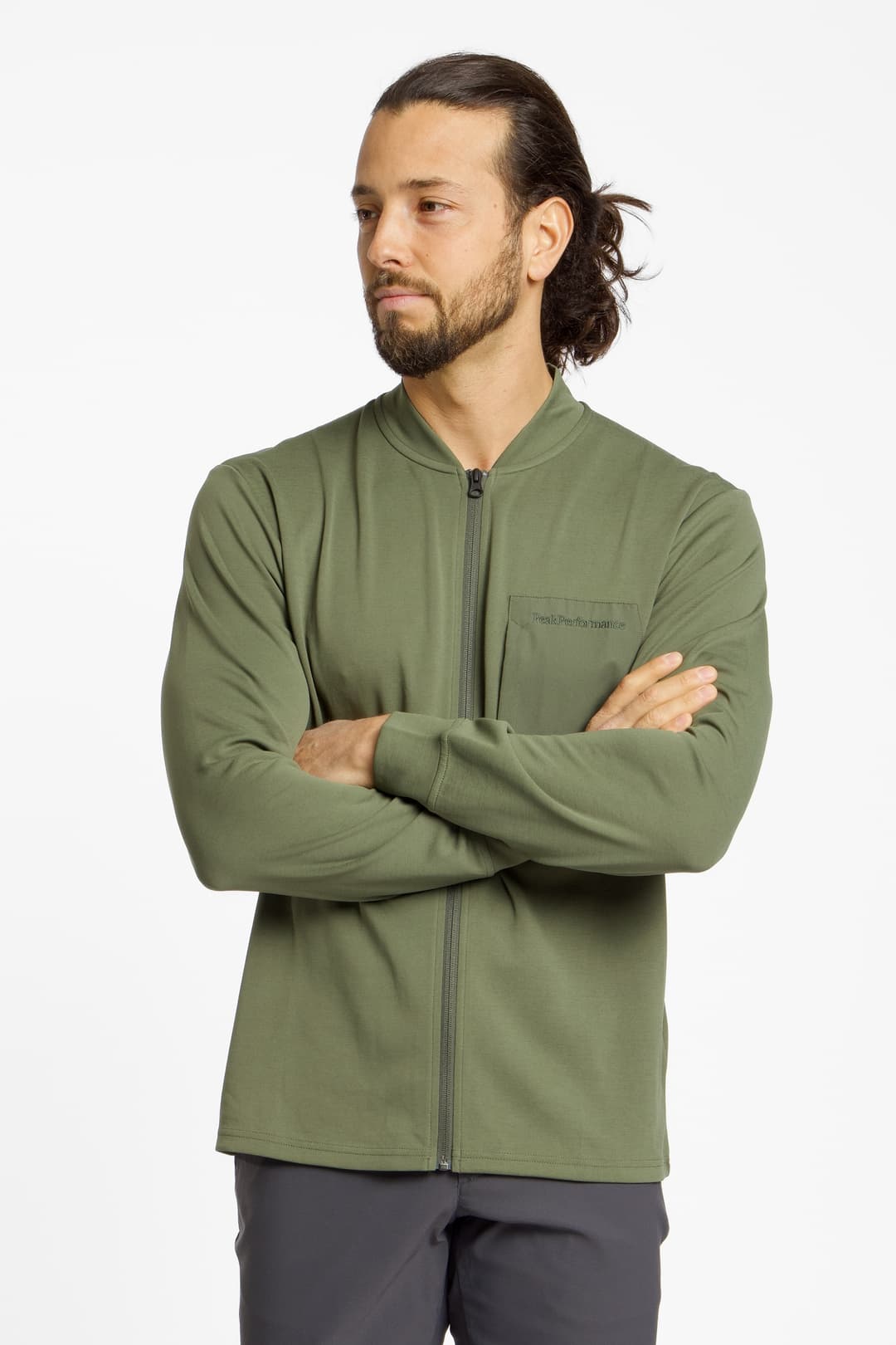 PEAK PERFORMANCE Herren Midlayer Grau, Herren, Größe: L