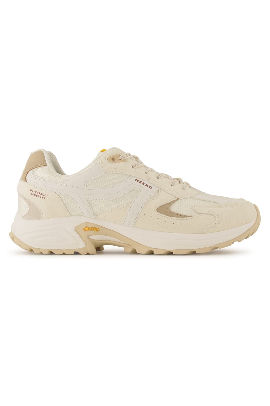 MEEKO Capra Herren Sneaker Beige, Herren, Größe: 42