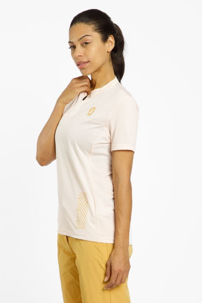 SCOTT Trail Vertic Zip Damen Biketrikot Beige, Damen, Größe: S