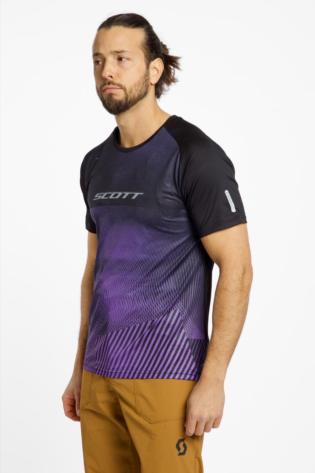 SCOTT Trail Tuned SS Herren Biketrikot Lila, Herren, Größe: S
