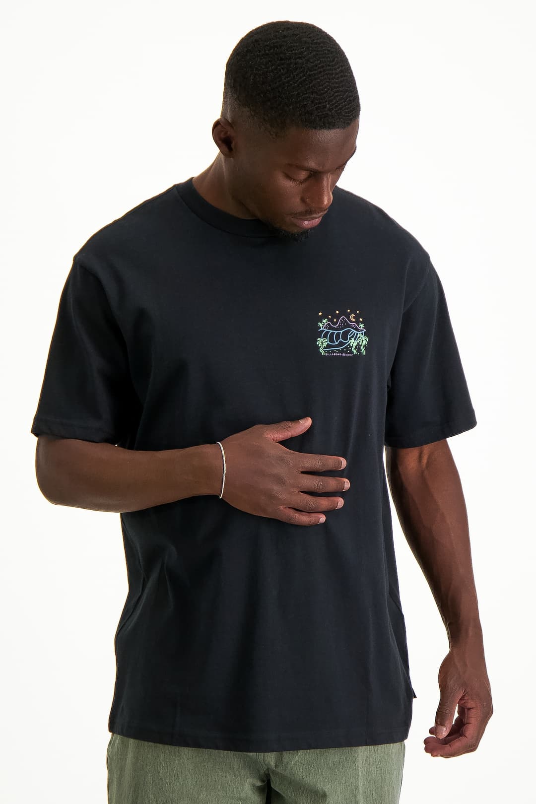 Billabong Shine Herren T-Shirt Schwarz, Herren, Größe: S