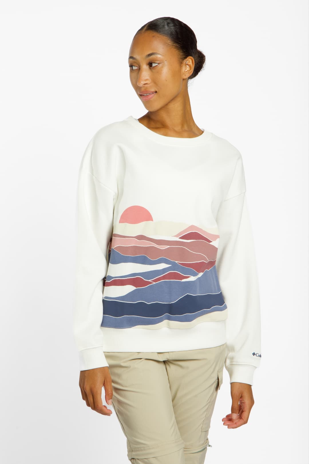 Columbia Meridian Creek™ Damen Pullover Weiss, Damen, Größe: XL
