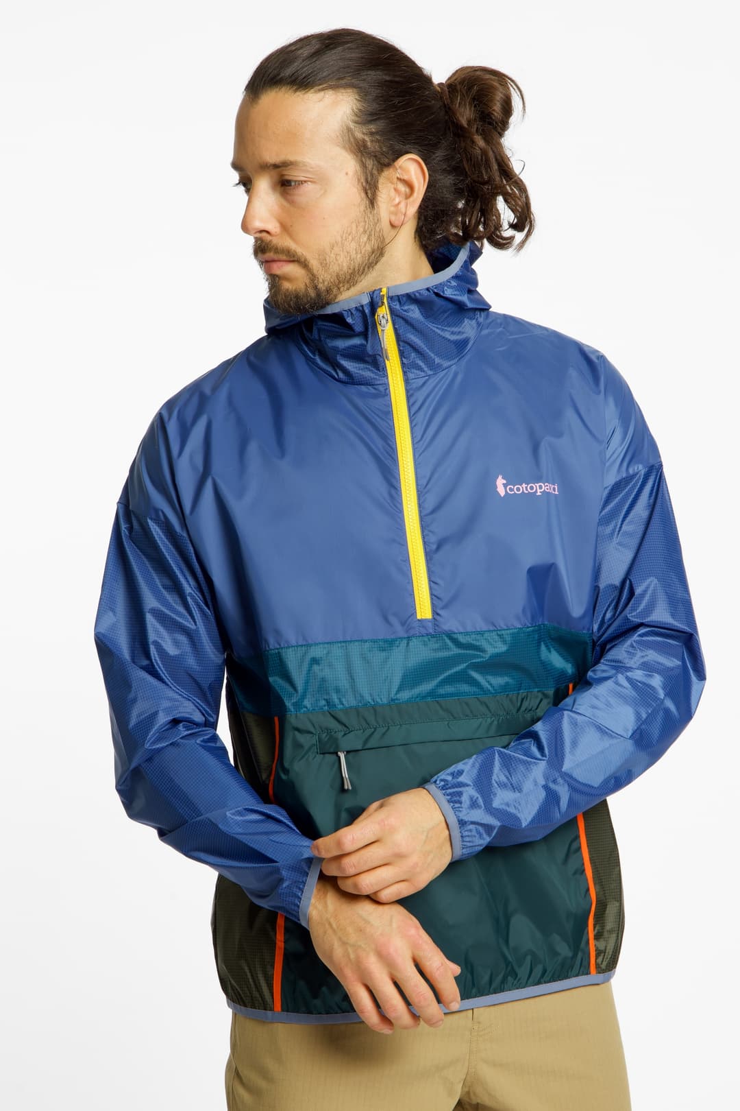 Cotopaxi Teca Half-Zip Windbreaker Herren Outdoorjacke Blau, Herren, Größe: S