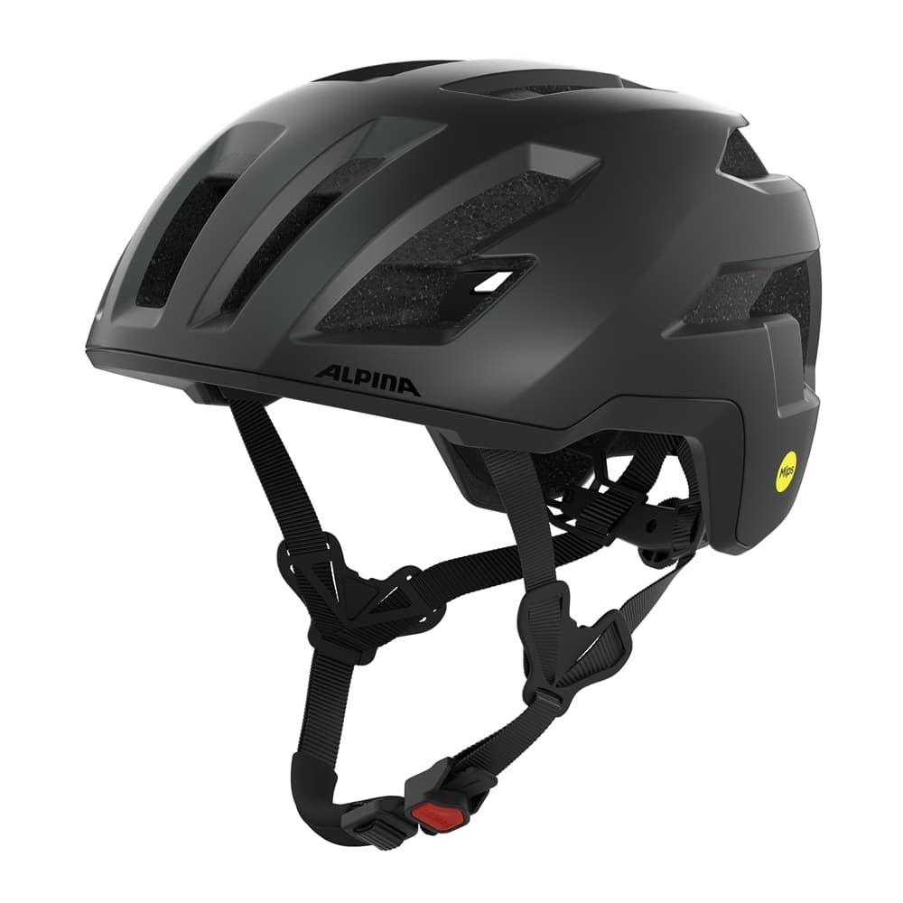 ALPINA Taunus Gravel Mips Velohelm Schwarz, Herren, Größe: 59-62