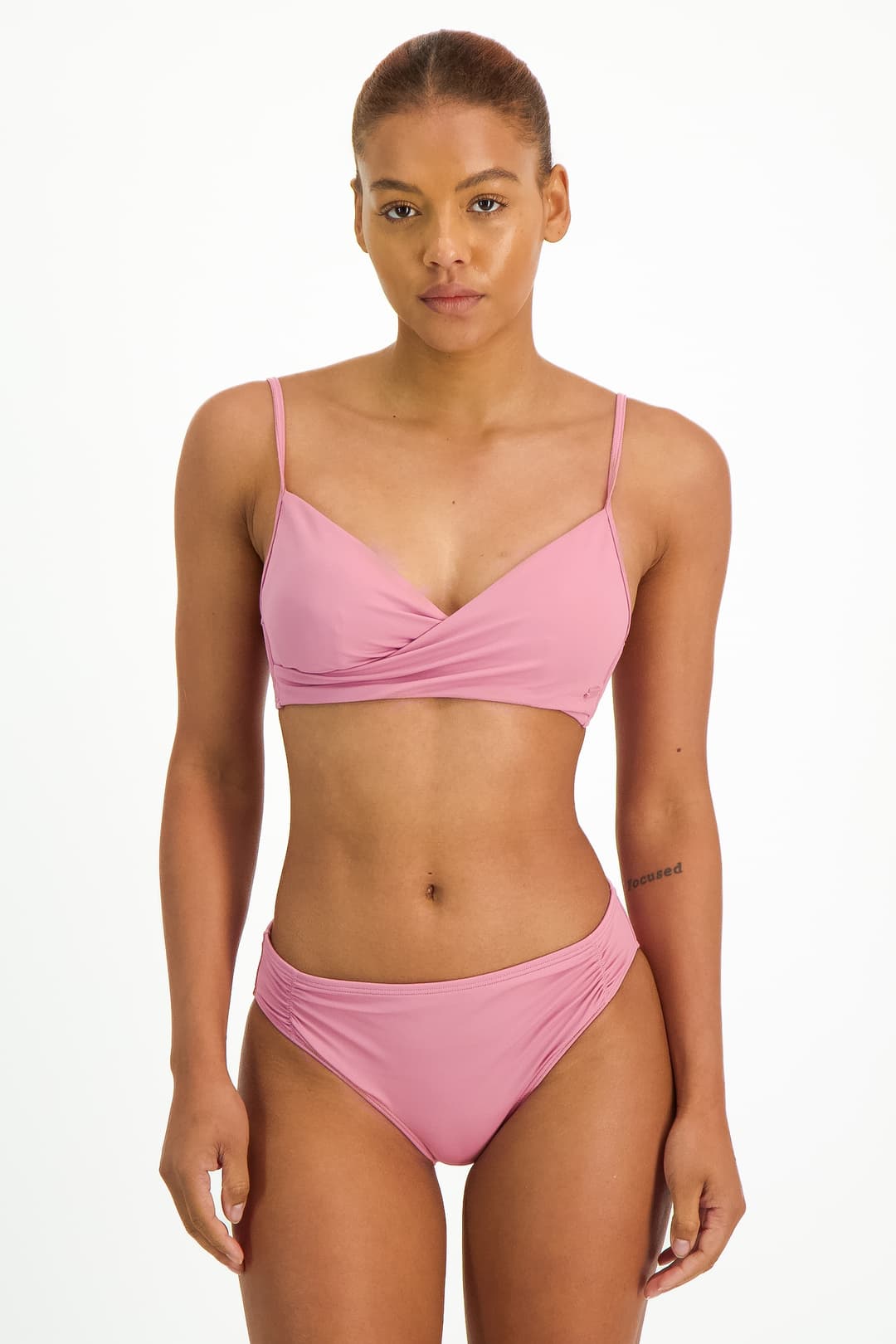 Roxy Beach Classics Bralette A-C Cup Damen Bikini Pink, Damen, Größe: XL