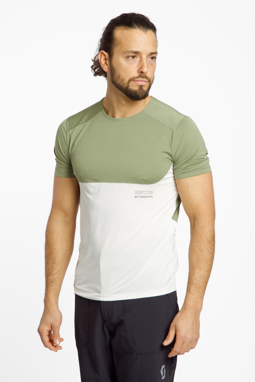 SCOTT Endurance Tech SS Herren Biketrikot Weiss, Herren, Größe: L