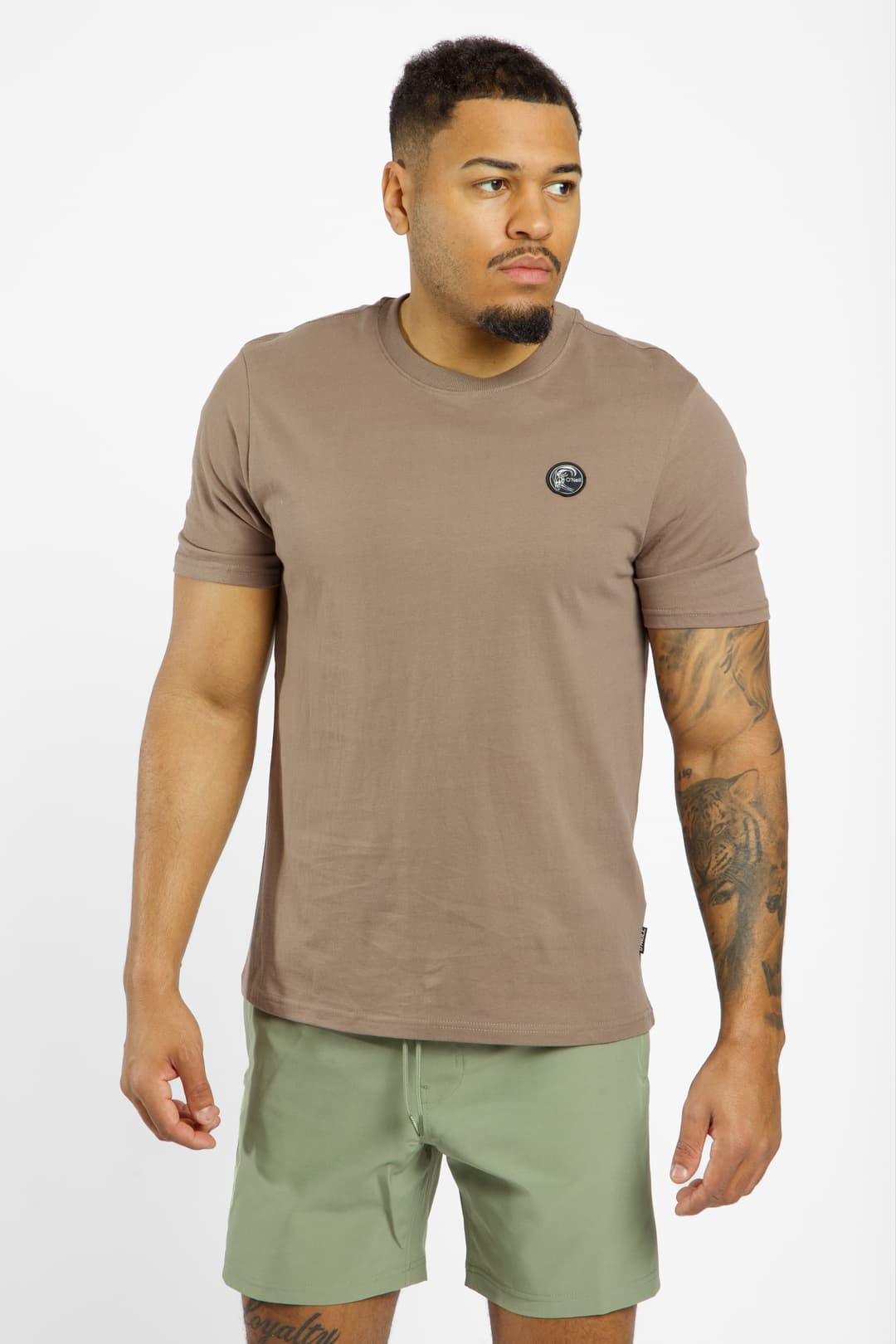 O'NEILL O'Riginals Badge Herren T-Shirt Braun, Herren, Größe: S