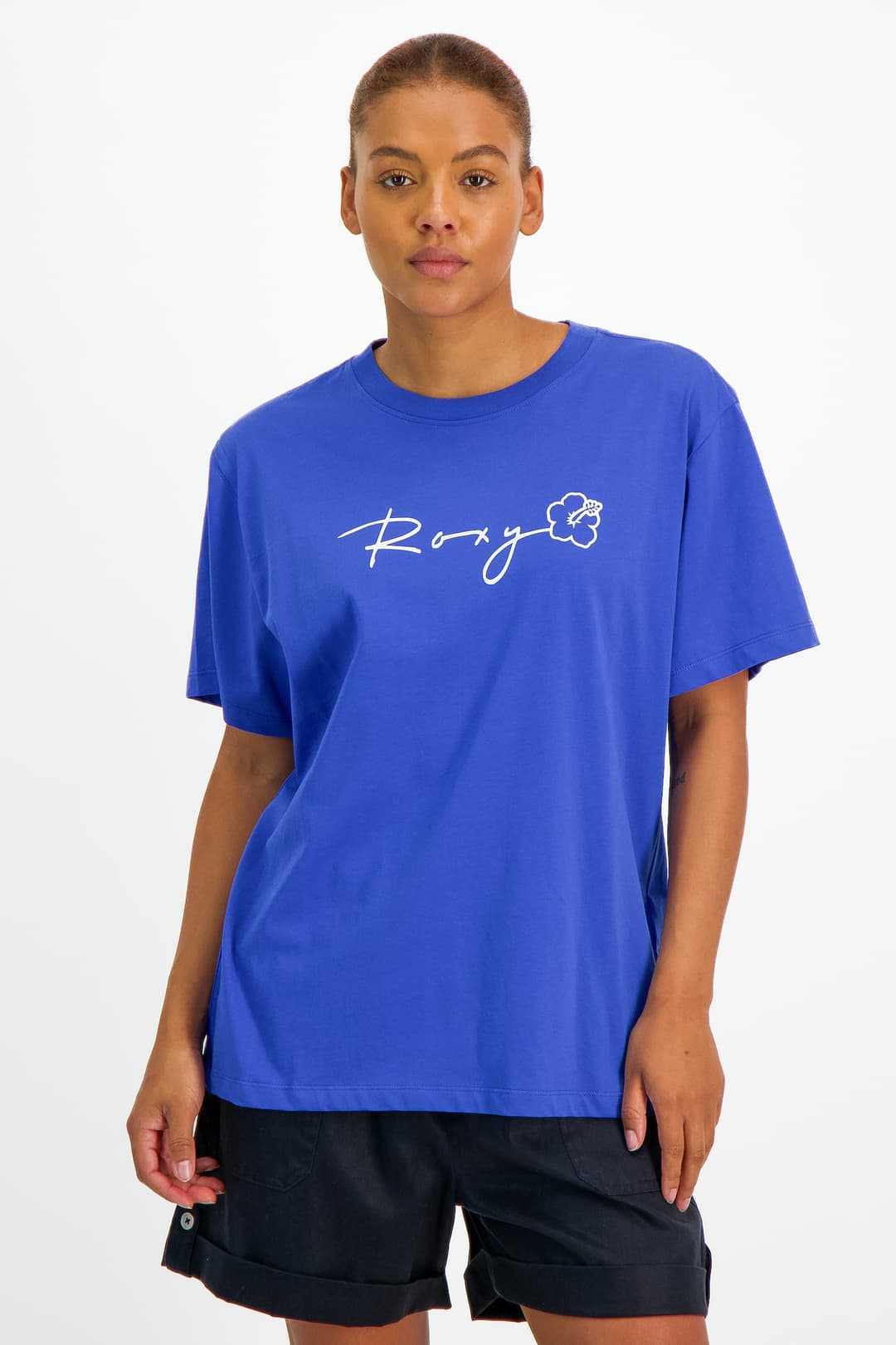 Roxy Hangloose Damen T-Shirt Blau, Damen, Größe: M
