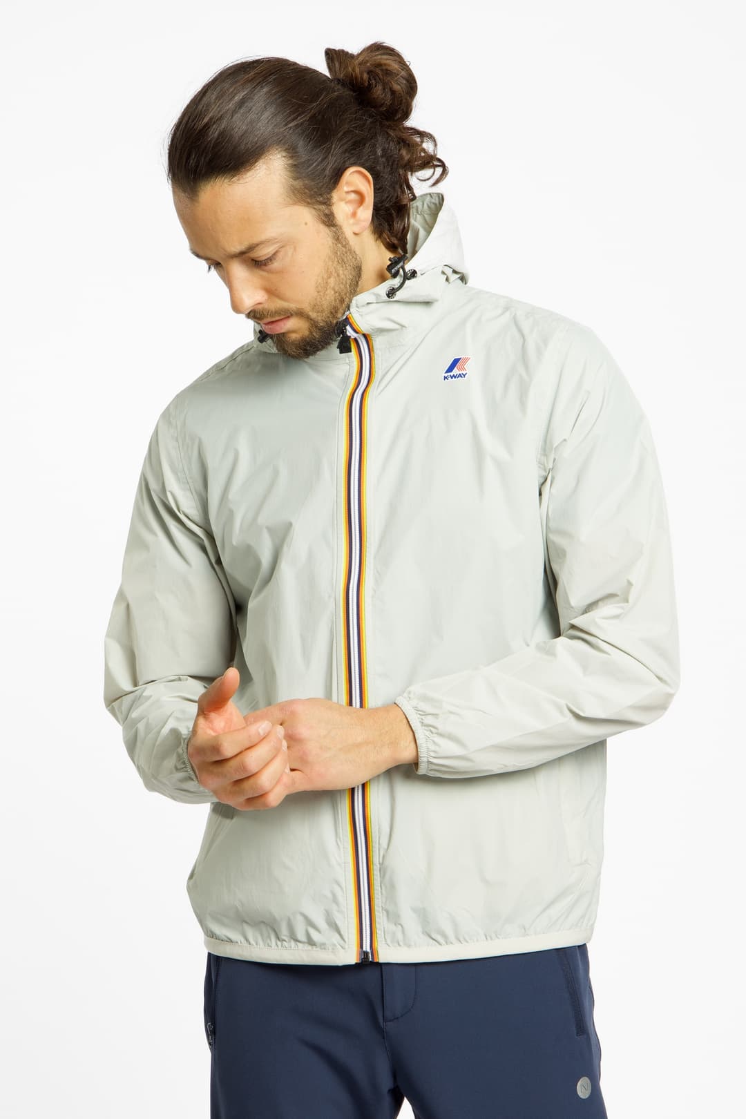 K-Way Le Vrai 4.0 Claude Herren Regenjacke Weiss, Herren, Größe: XS