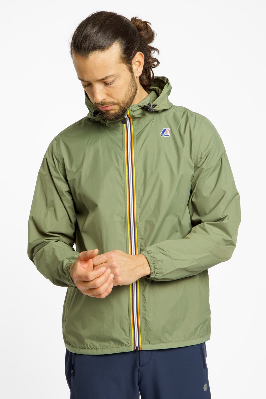 K-Way Le Vrai 4.0 Claude Herren Regenjacke Grün, Herren, Größe: S