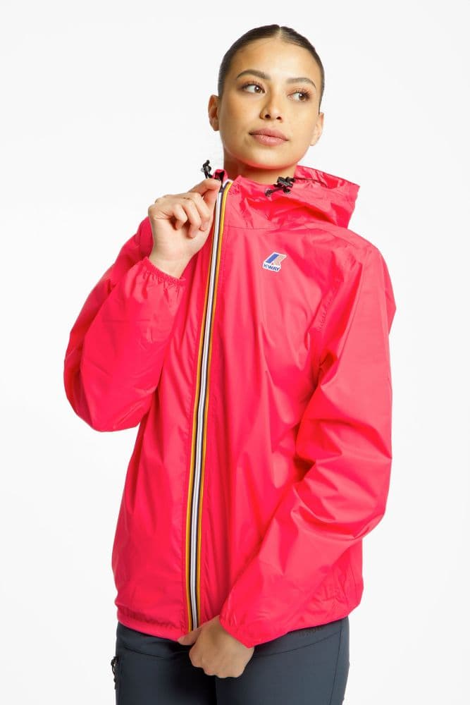 K-Way Le Vrai 4.0 Claude Damen Regenjacke Pink, Damen, Größe: S