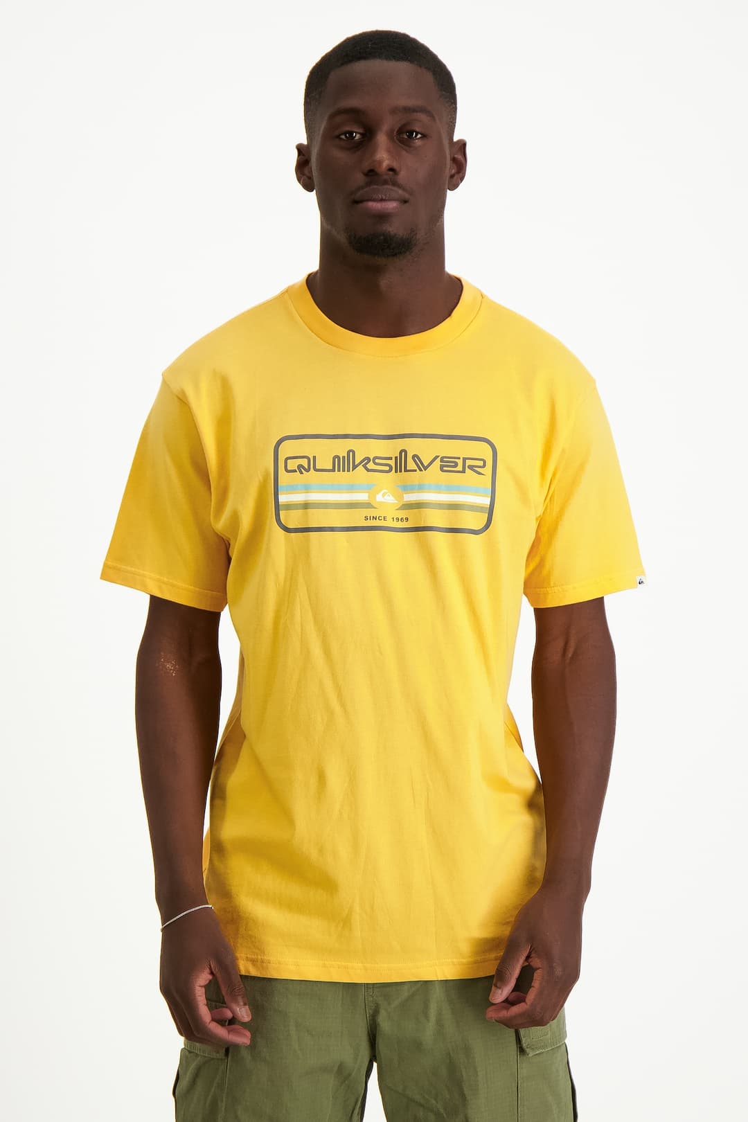 Quiksilver Strange Life Herren T-Shirt Gelb, Herren, Größe: XXL