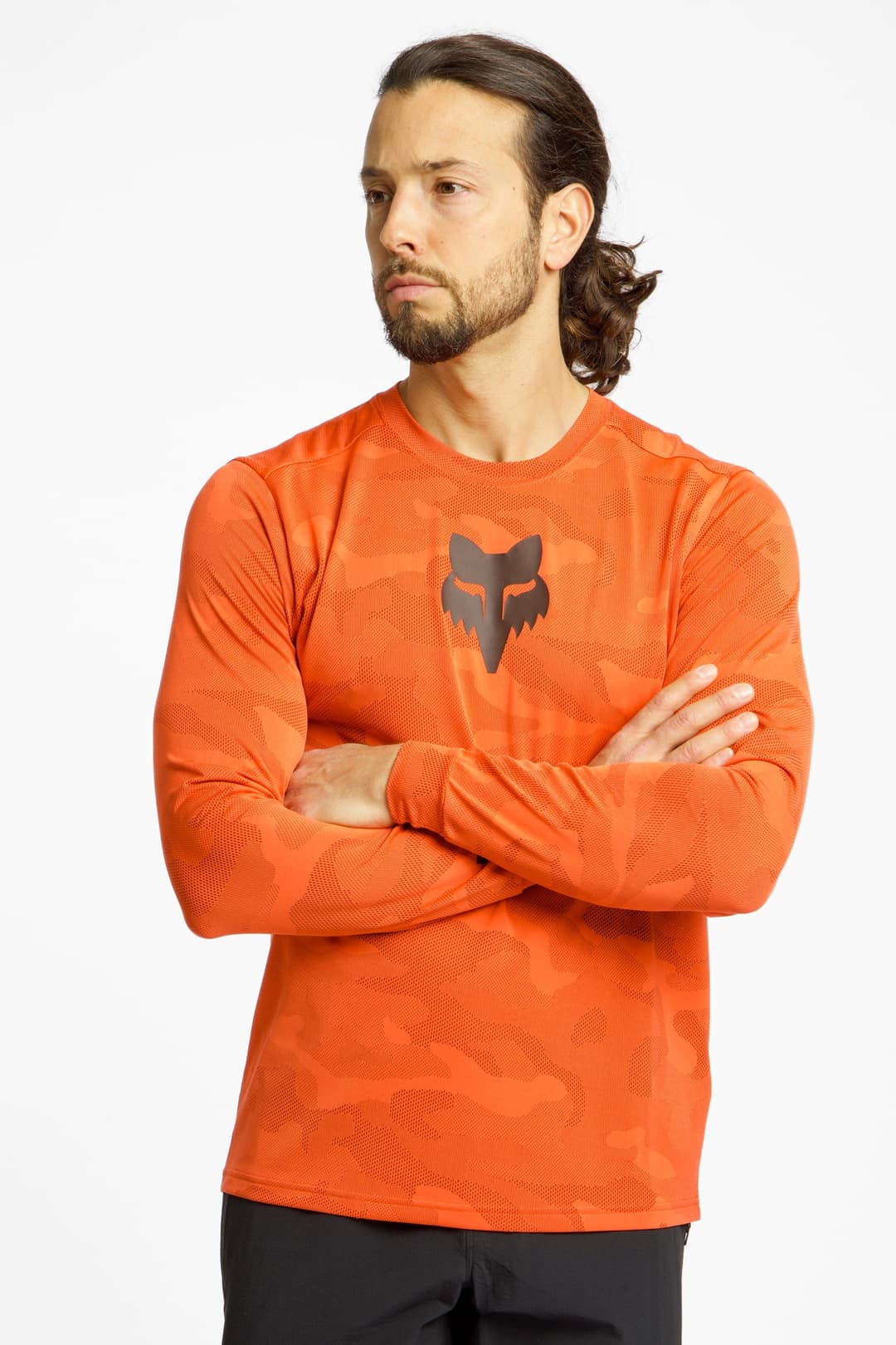 FOX Ranger Tru Dri LS Herren Biketrikot Orange, Herren, Größe: S