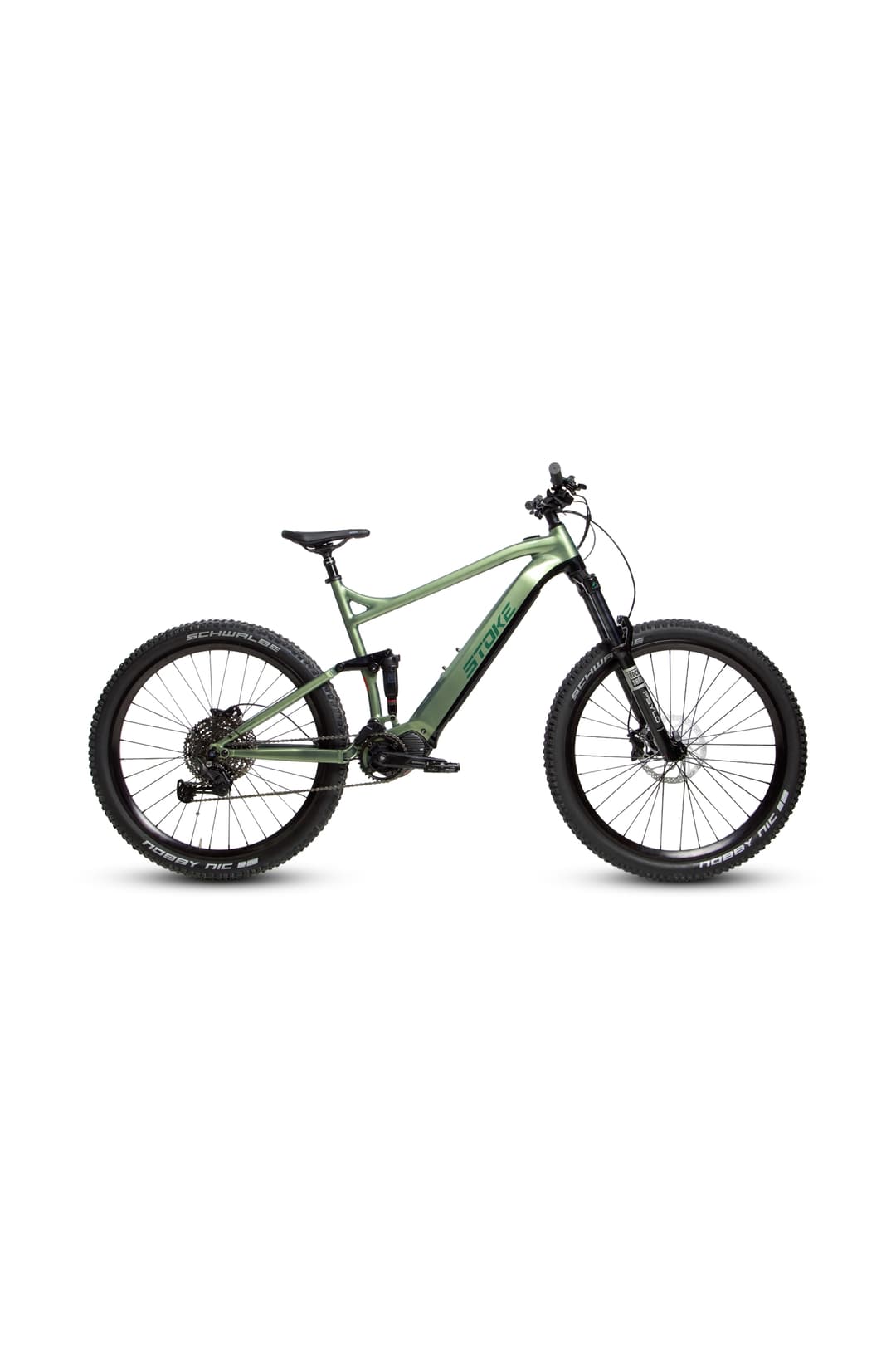 Stoke Clavo 29 E-Mountainbike Grün, Herren, Größe: XL