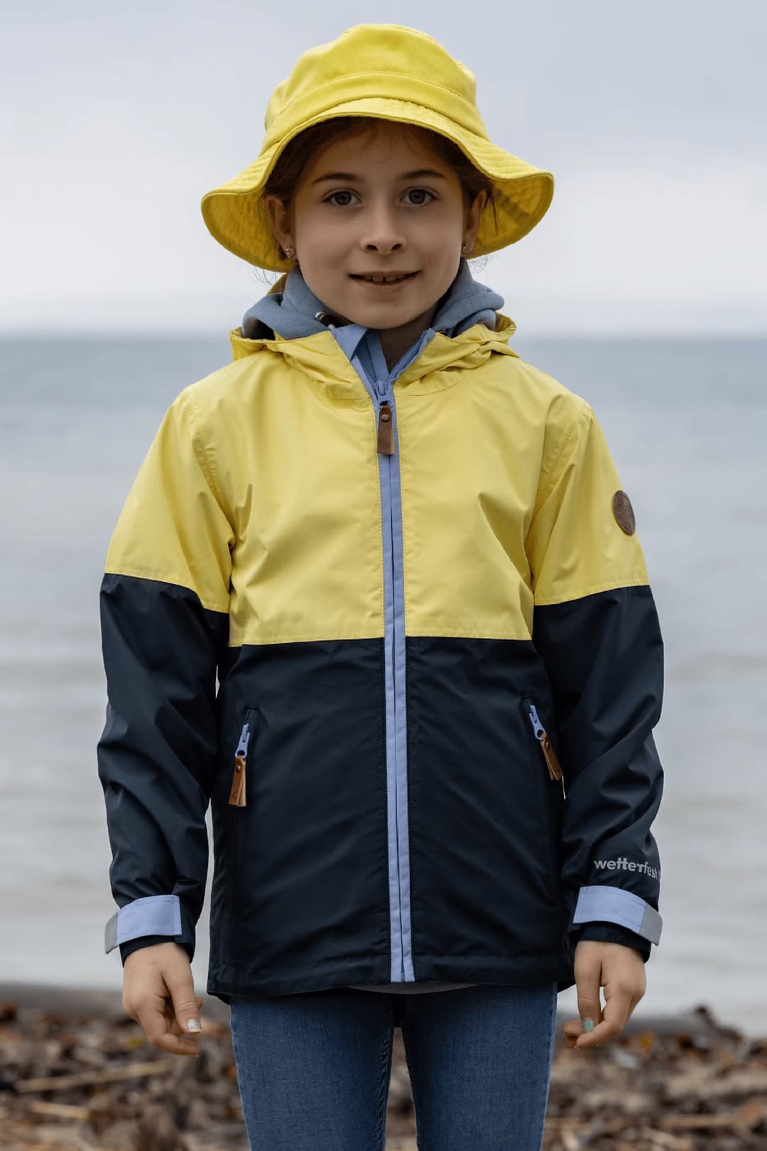 RUKKA Puki Kinder Regenjacke Gelb, , Größe: 164