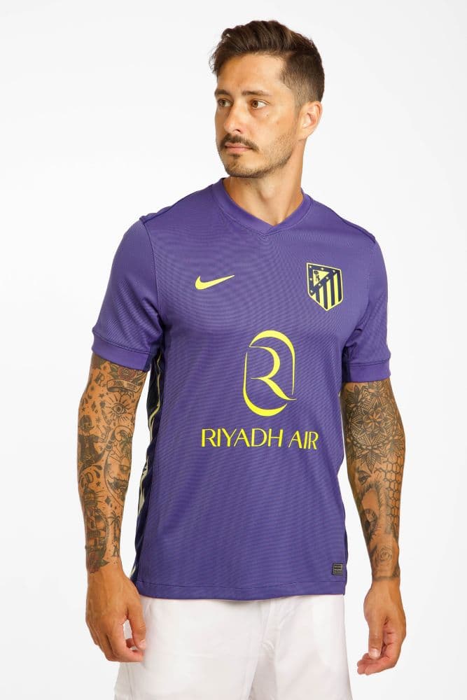 Nike Atlético Madrid Away Replica Herren Fussballtrikot 25/26 Blau, Herren, Größe: M