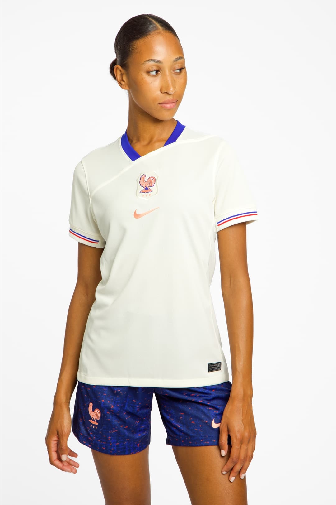 Nike Frankreich Away Replica Damen Fussballtrikot Frauen EM 2025 Weiss, Damen, Größe: M