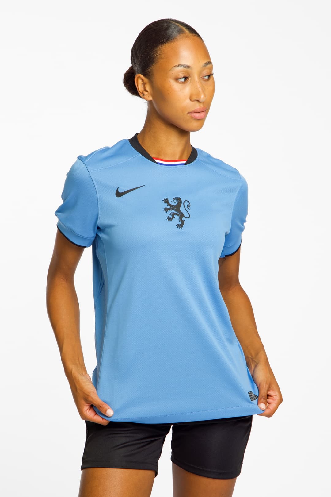 Nike Holland Away Replica Damen Fussballtrikot Frauen EM 2025 Blau, Damen, Größe: XS