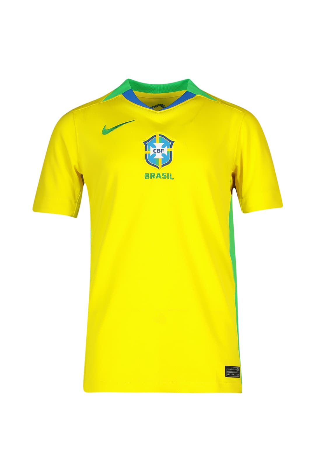 Nike Brasilien Home Replica Kinder Fussballtrikot Frauenteam 2025 Gelb, , Größe: 128