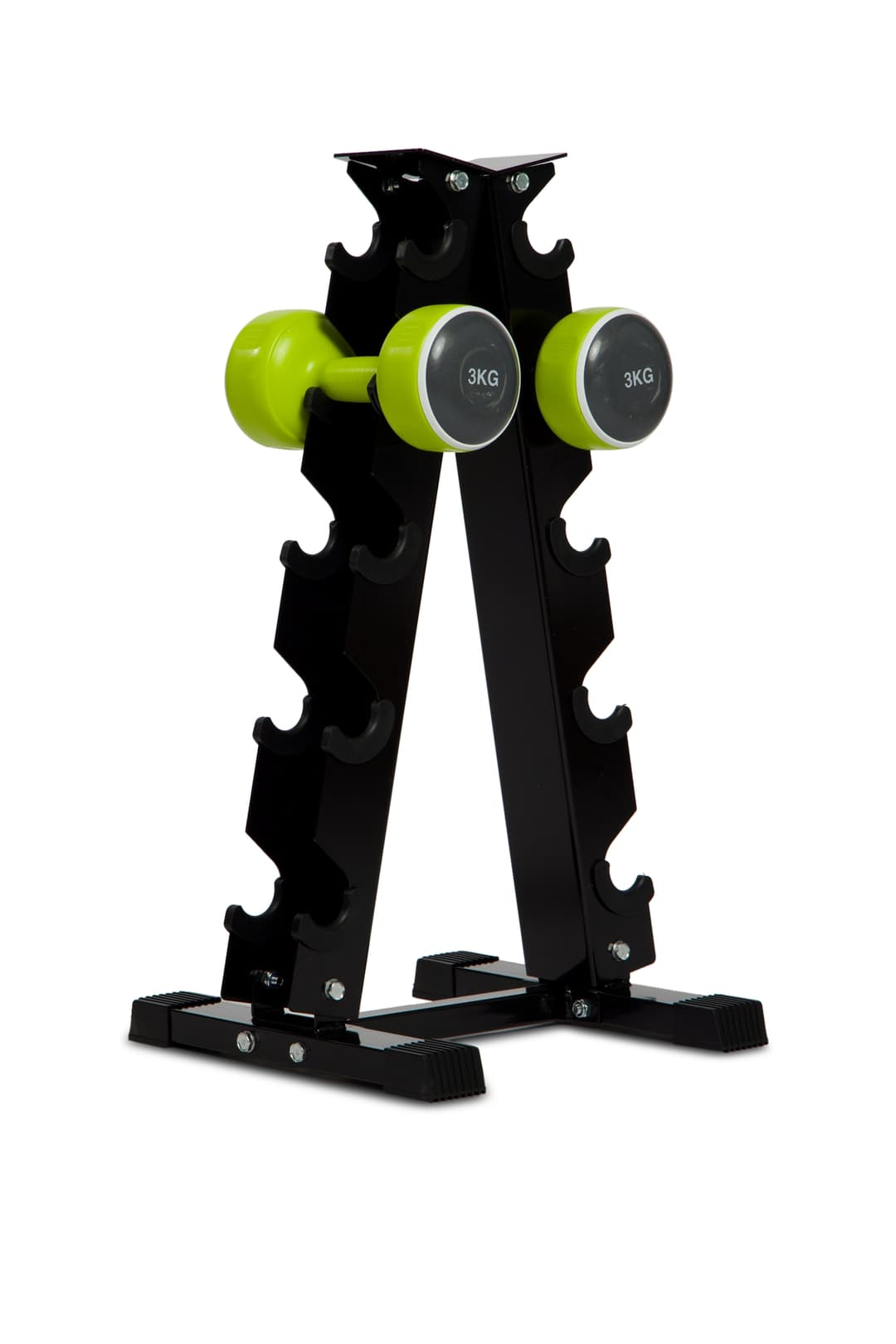POWERZONE Dumbbell Hantelständer Schwarz, Herren, Größe: ONE SIZE