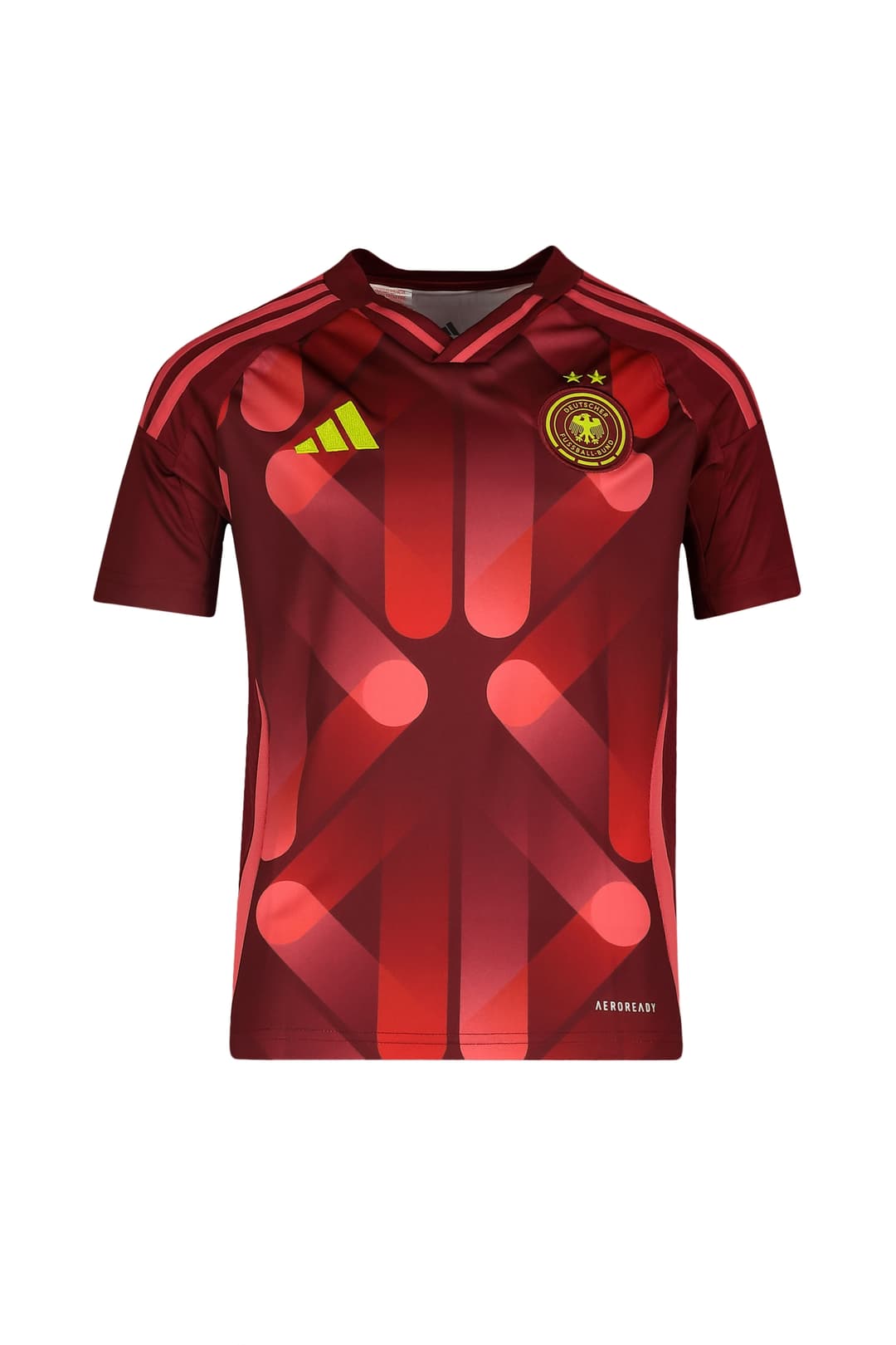 adidas Deutschland Away Replica Kinder Fussballtrikot Frauen EM 2025 Rot, , Größe: 152