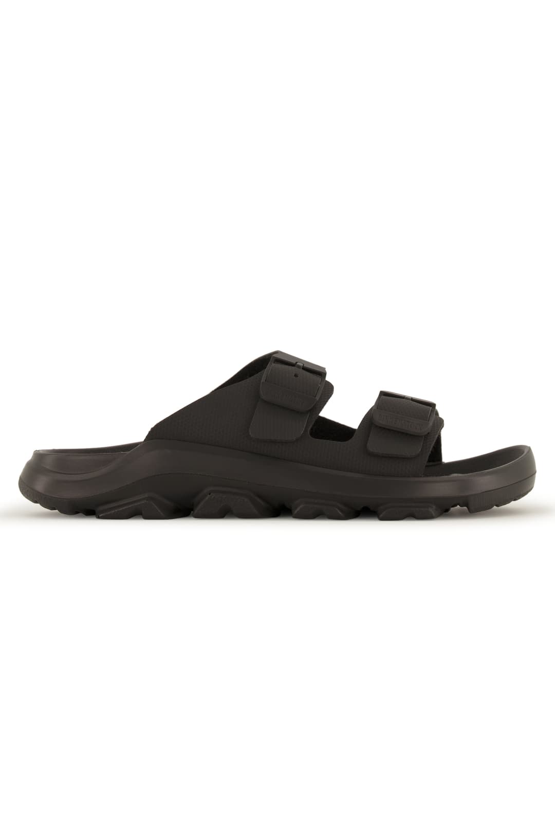 Birkenstock Mogami Terra Stealth Birko-Flor® Regular Fit Damen Slipper Schwarz, Damen, Größe: 37