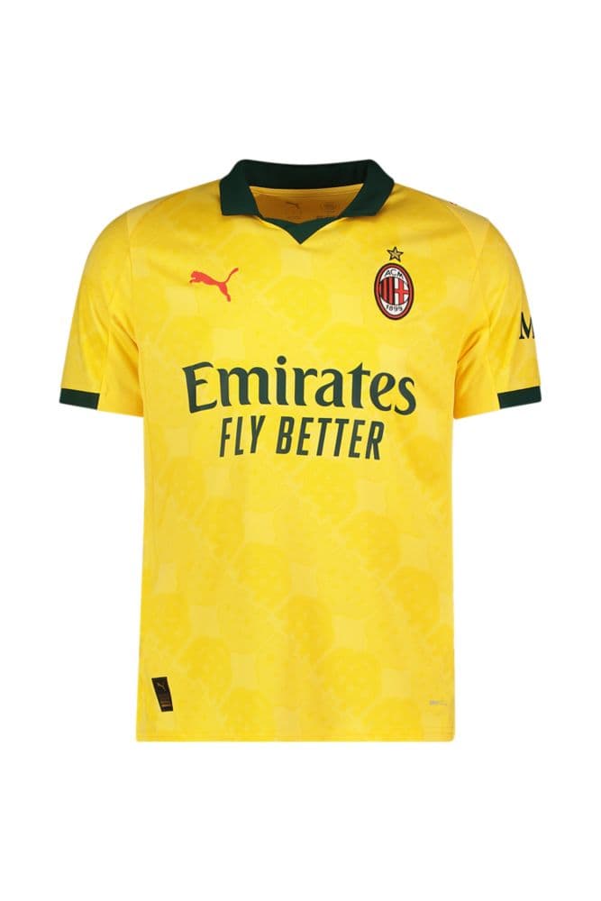 PUMA AC Milan 3rd Replica Herren Fussballtrikot 25/26 Gelb, Herren, Größe: S