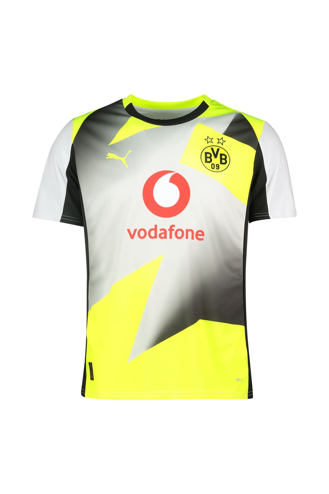 PUMA Borussia Dortmund Away Replica Herren Fussballtrikot 25/26 Silber, Herren, Größe: S