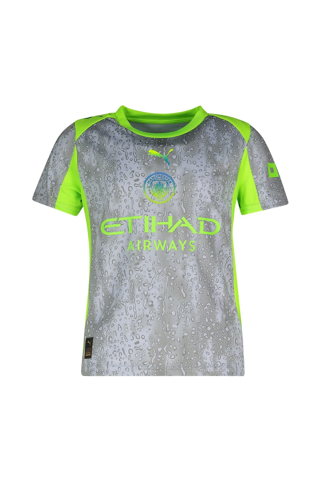PUMA Manchester City 3rd Replica Kinder Fussballtrikot 25/26 Grün, , Größe: 140