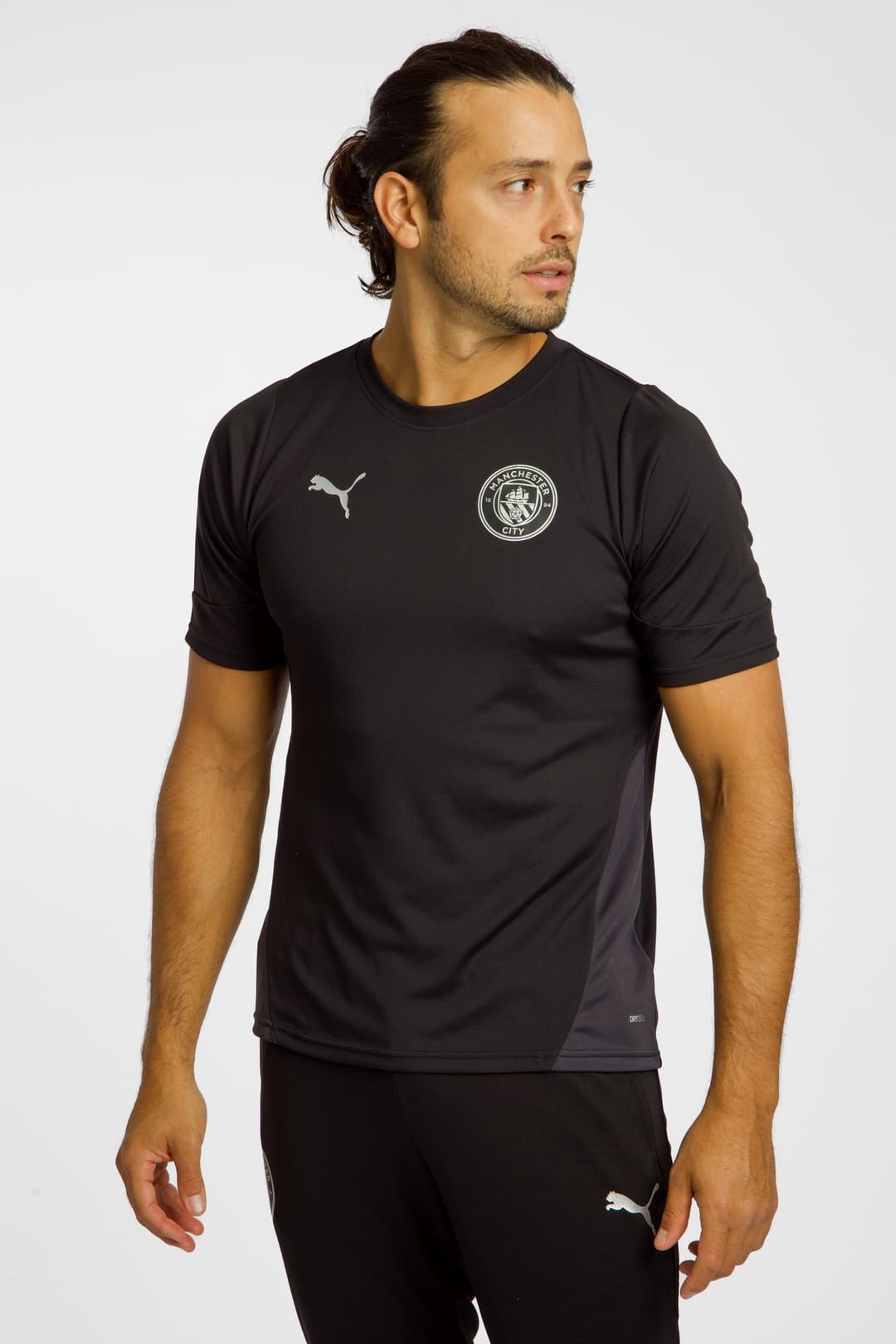 PUMA Manchester City Training Herren T-Shirt 25/26 Schwarz, Herren, Größe: M