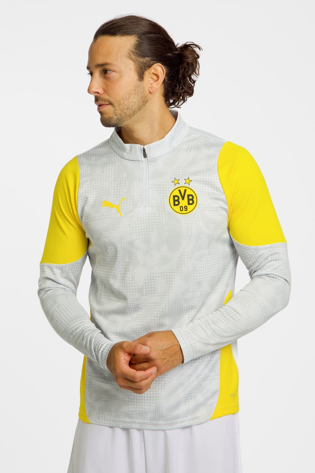 PUMA Borussia Dortmund Herren Longsleeve 25/26 Gelb, Herren, Größe: L