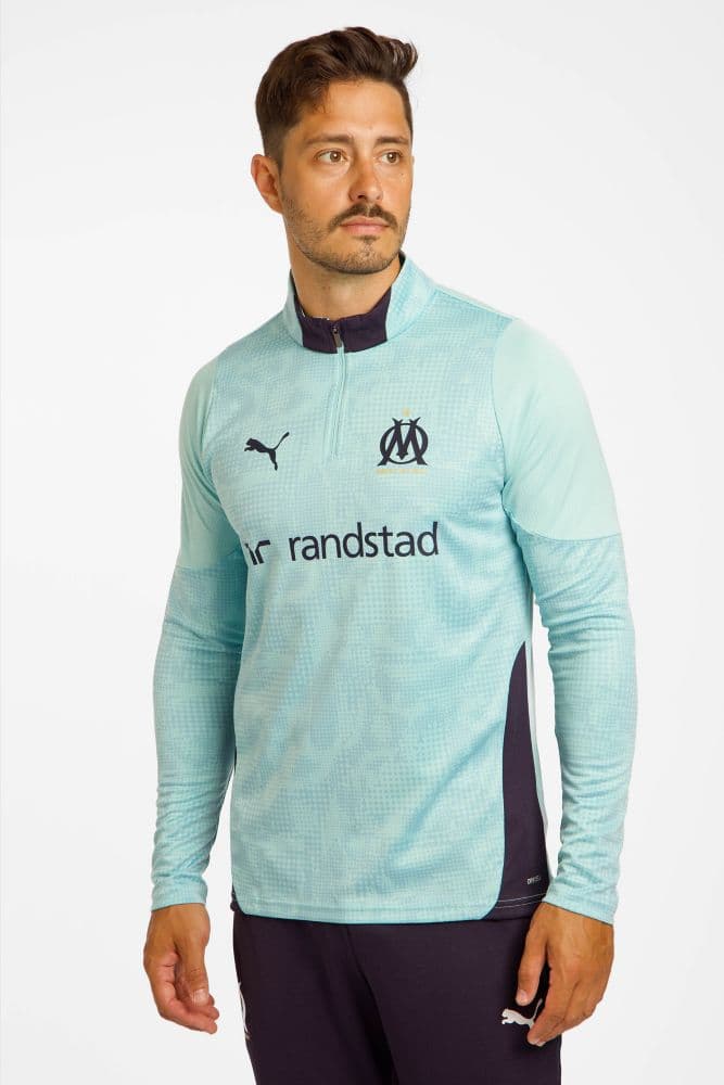 PUMA Olympique Marseille Training Herren Longsleeve 25/26 Blau, Herren, Größe: XL