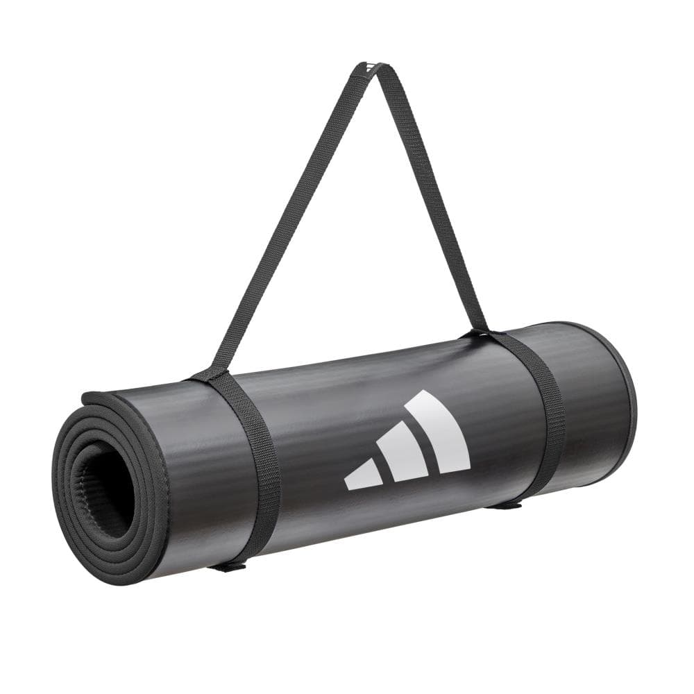 adidas 10 mm Fitnessmatte Schwarz, Herren, Größe: 0