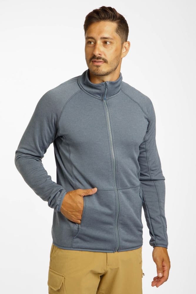 46 NORD Herren Midlayer Blau, Herren, Größe: L