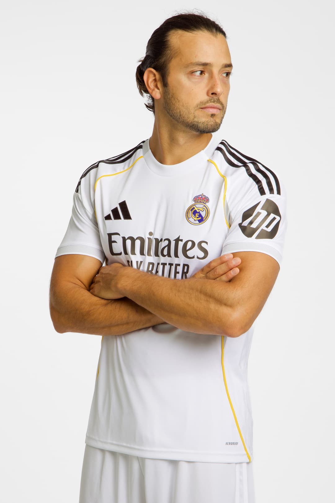 adidas Real Madrid Home Replica Herren Fussballtrikot 25/26 Weiss, Herren, Größe: XL