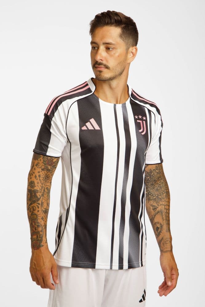 adidas Juventus Turin Home Replica Herren Fussballtrikot 25/26 Schwarz, Herren, Größe: XL