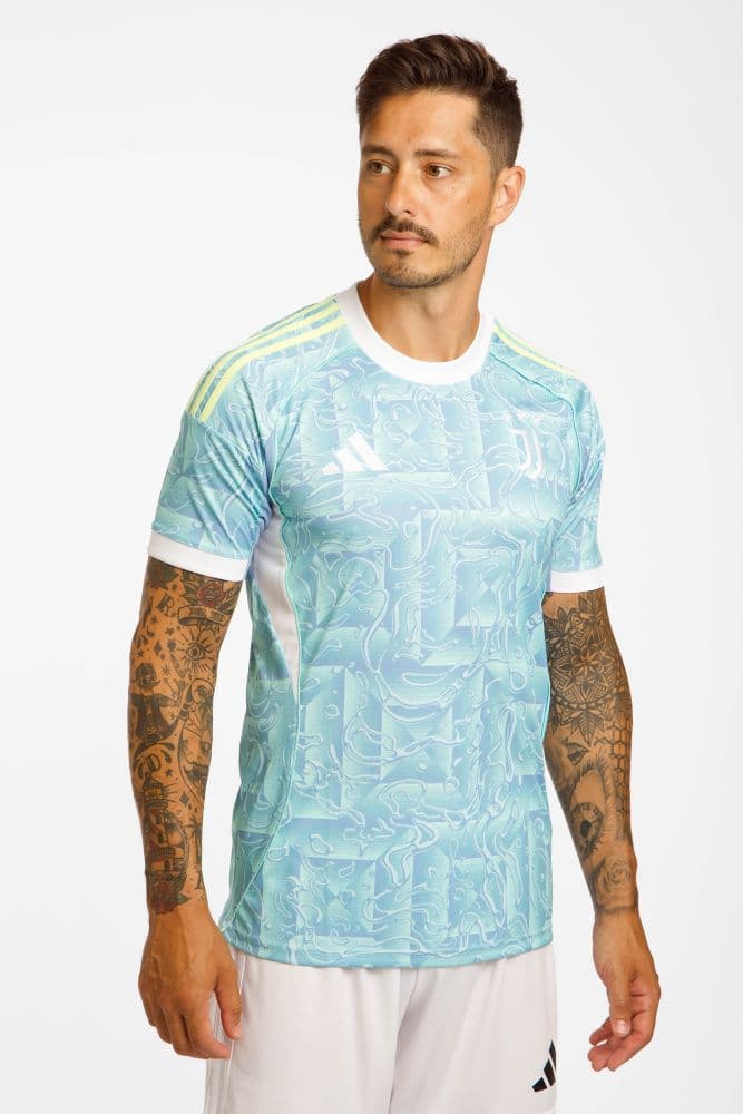 adidas Juventus Turin Away Replica Herren Fussballtrikot 25/26 Blau, Herren, Größe: XL