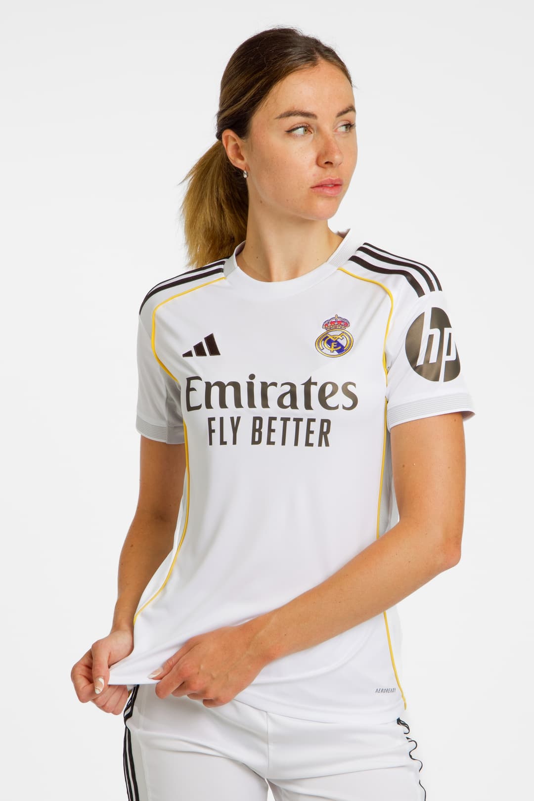 adidas Real Madrid Home Replica Damen Fussballtrikot 25/26 Weiss, Damen, Größe: XL