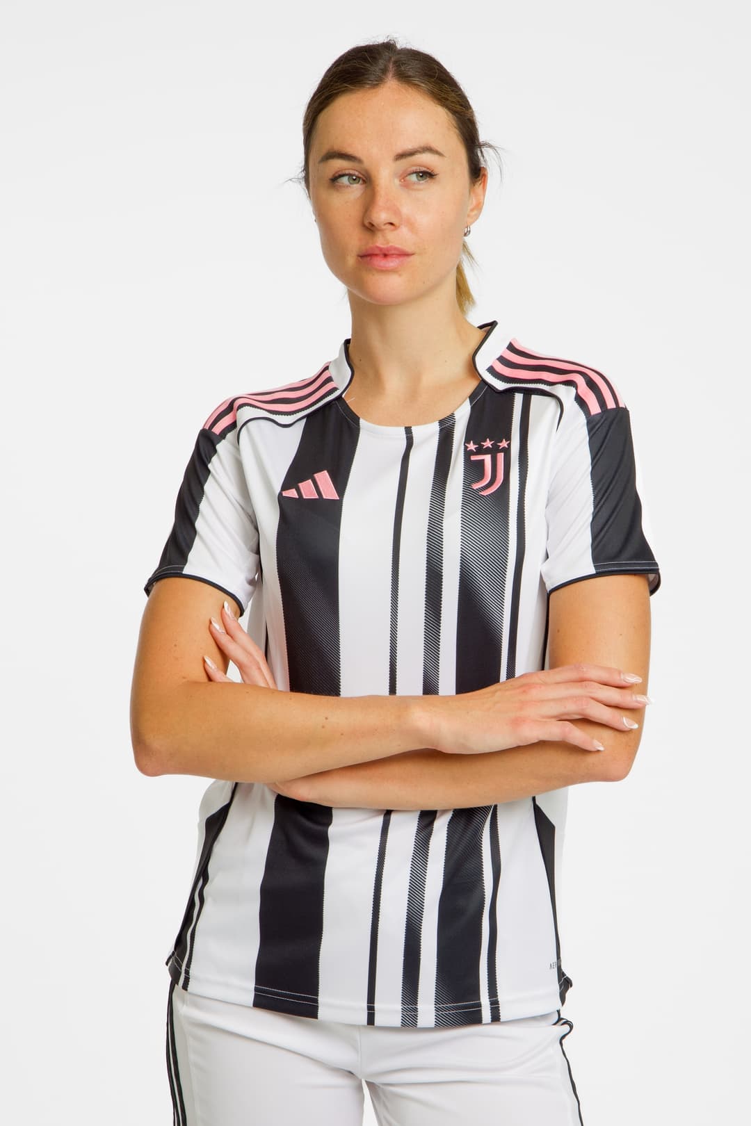 adidas Juventus Turin Home Replica Damen Fussballtrikot 25/26 Schwarz, Damen, Größe: XL
