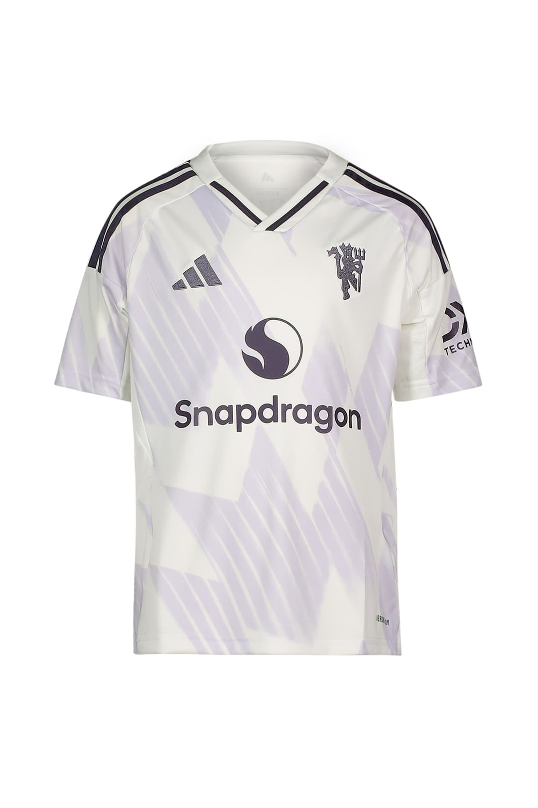 adidas Manchester United Away Replica Kinder Fussballtrikot 25/26 Weiss, , Größe: 164