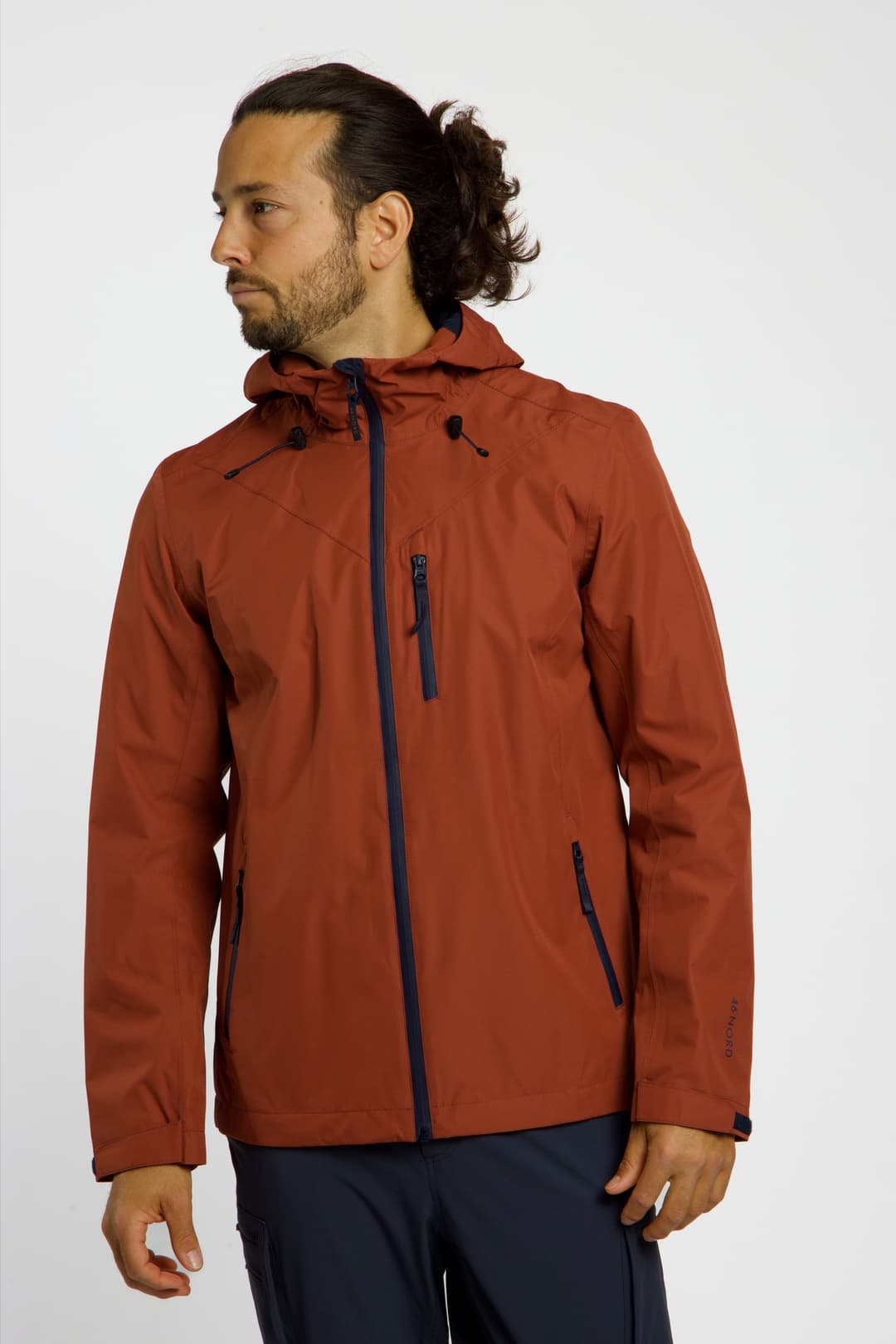 46 NORD Herren Regenjacke Braun, Herren, Größe: L