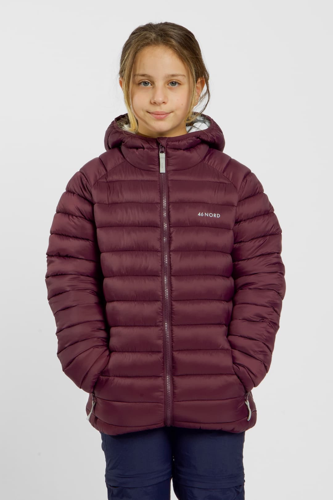 46 NORD Kinder Steppjacke Lila, , Größe: 176