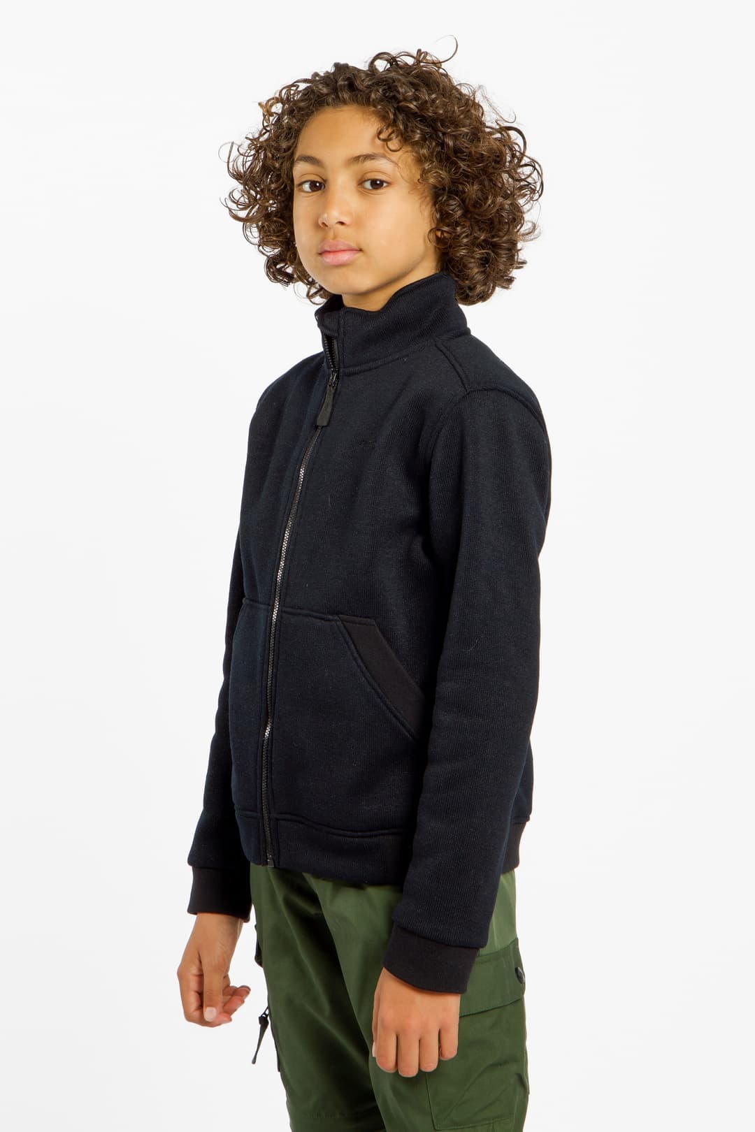 46 NORD Kinder Midlayer Schwarz, , Größe: 140