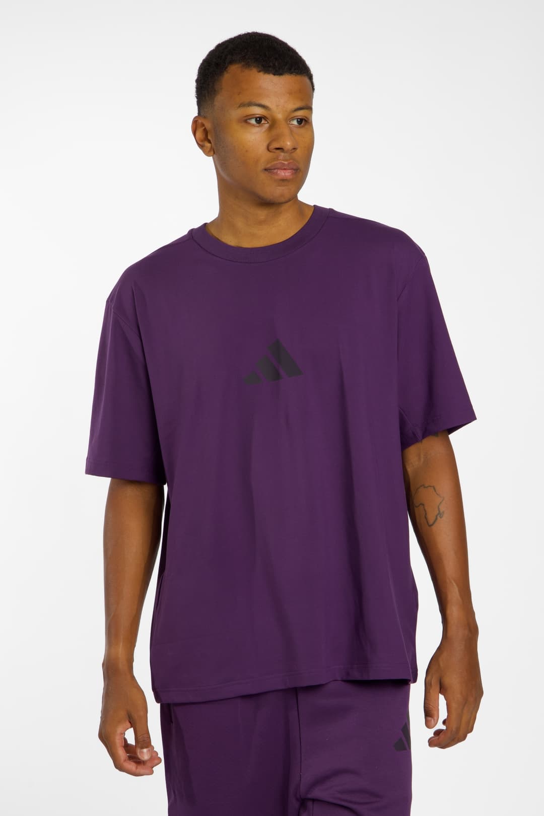 adidas Z.N.E. Loose-Fit Herren T-Shirt Lila, Herren, Größe: L