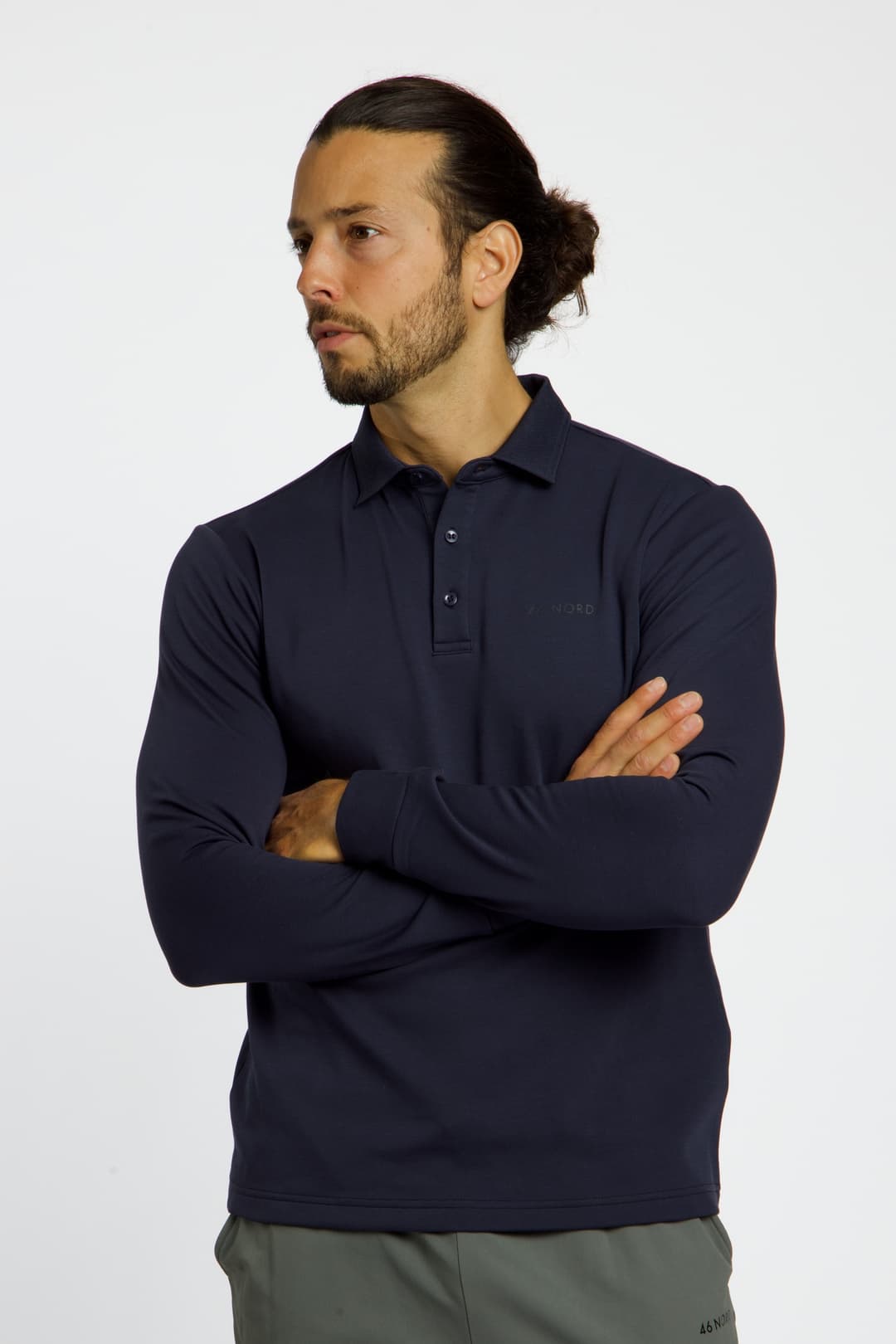 46 NORD Herren Longsleeve Blau, Herren, Größe: S