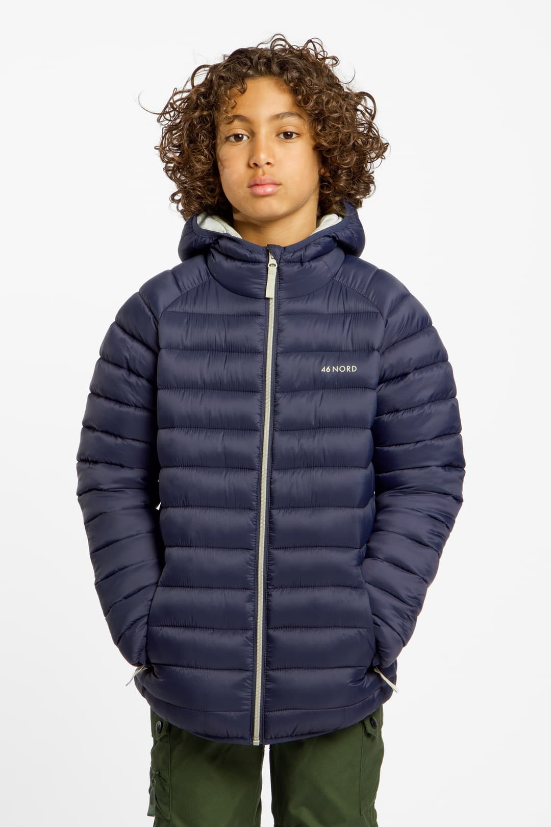 46 NORD Kinder Steppjacke Blau, , Größe: 128
